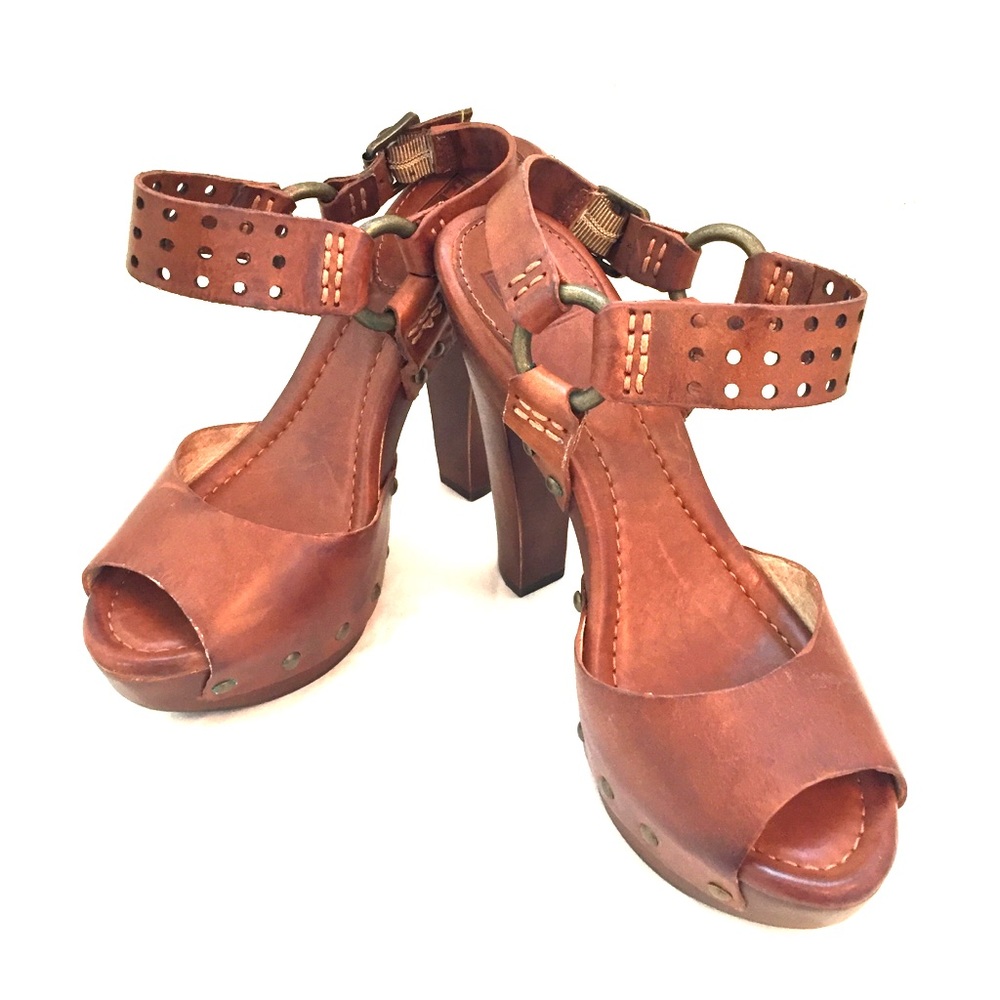 Frye Harness 2 Piece platform heels (Never used)